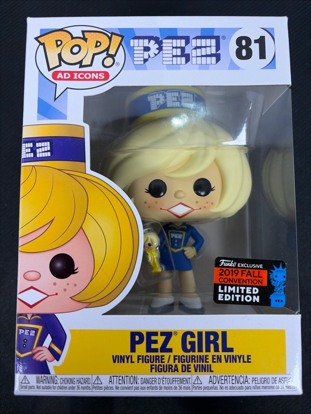 Funko Pop! PEZ Girl #81 2019 Fall Convention Exclusive Ad Icons